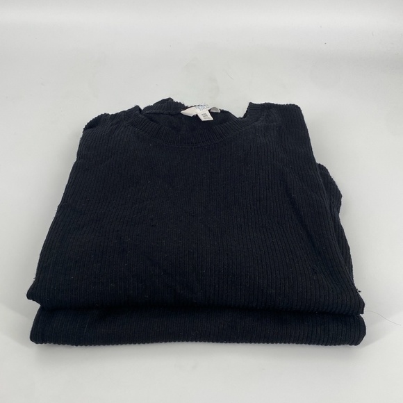 Pre-Owned Time and Tru Ribbed Sweater & Skirt black Combo Size XXL (20) - Picture 2 of 7